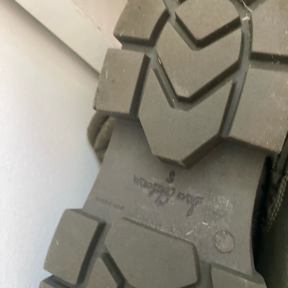 Sam Edelman Orleans Olive Pull On Mid Calf Lug Sole Chunky Heel Winter Boots - Picture 5 of 6